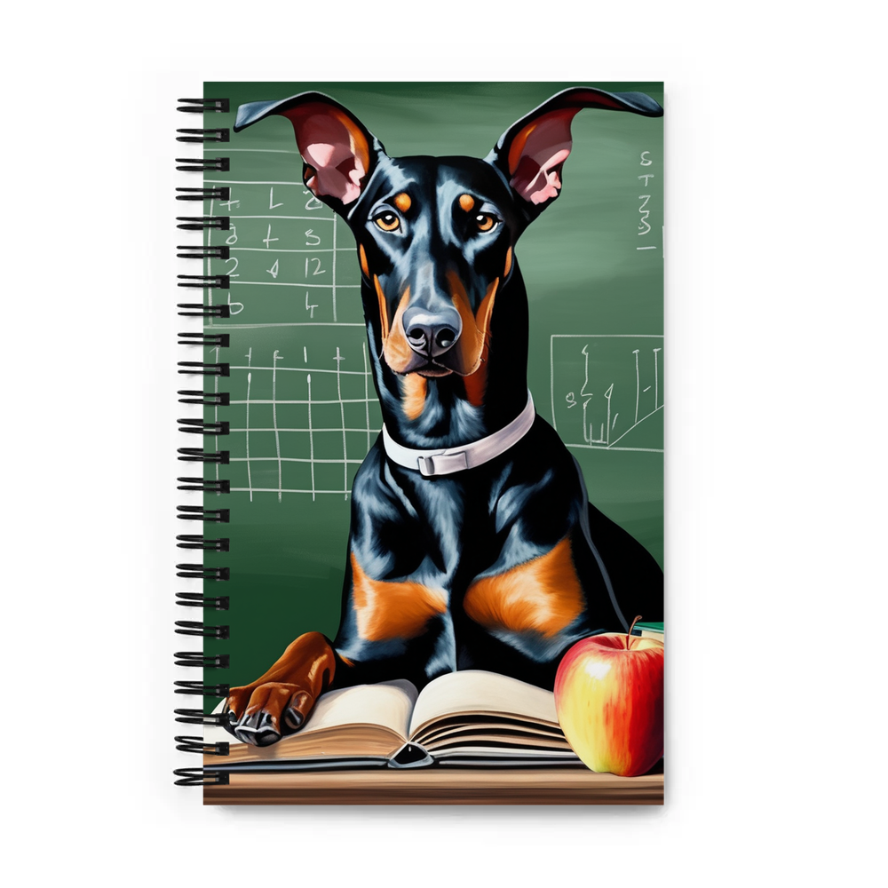 PugMug Custom Doberman Pinscher Spiral Notebook