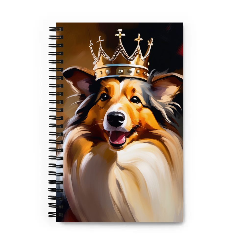 PugMug Custom Shetland Sheepdog Spiral Notebook