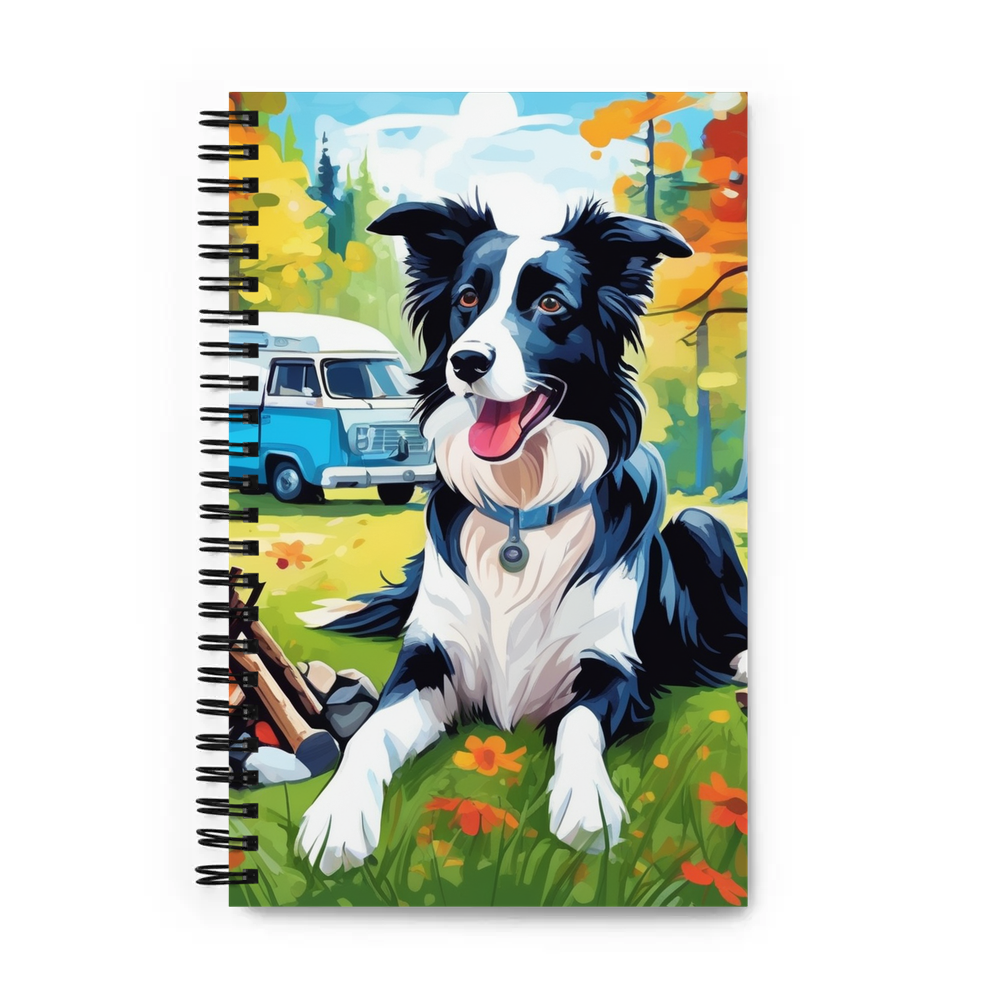 PugMug Custom Border Collie Spiral Notebook