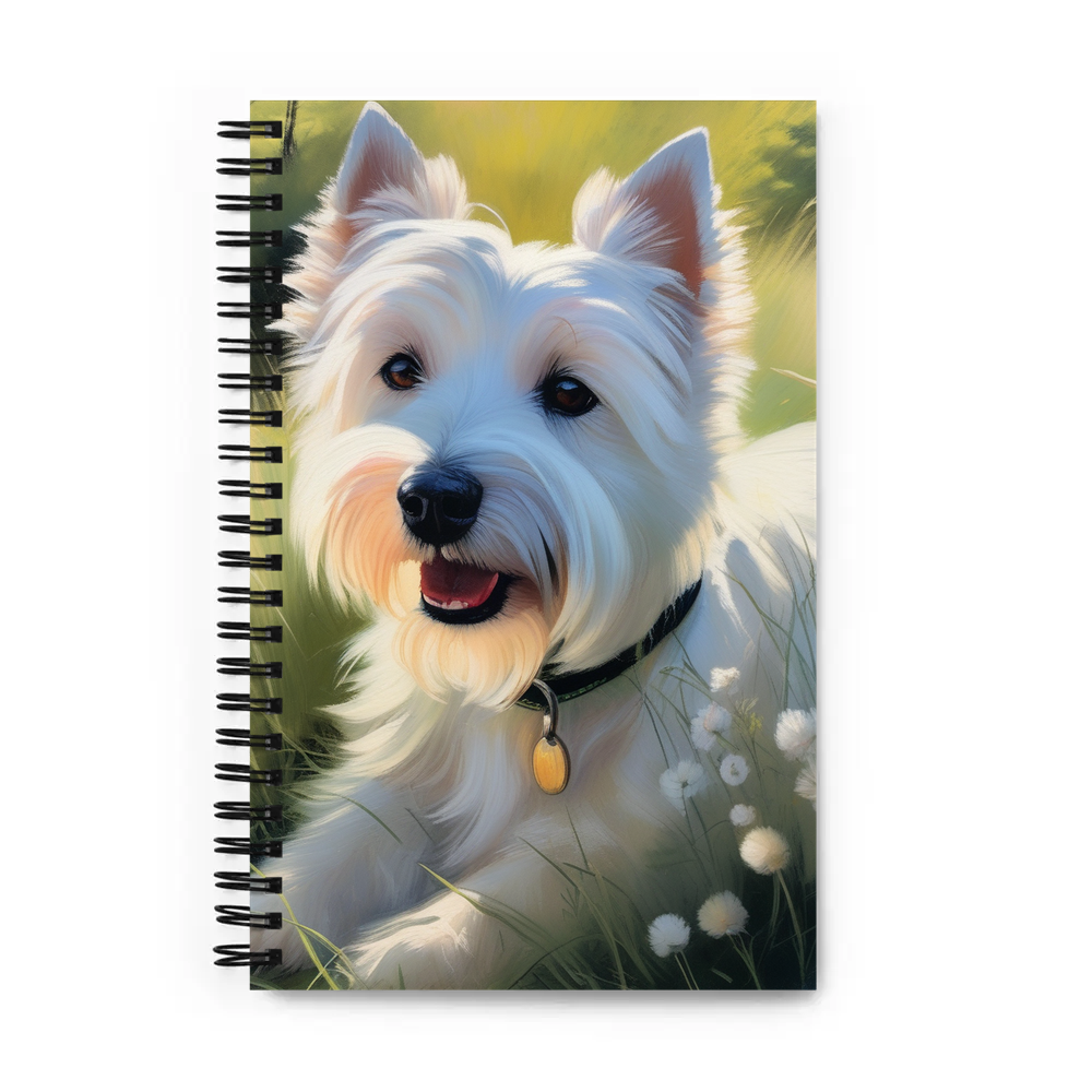 PugMug Custom West Highland White Terrier Spiral Notebook