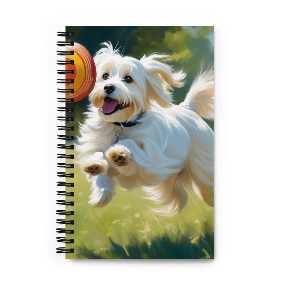 PugMug Custom White Havanese Dog Spiral Notebook