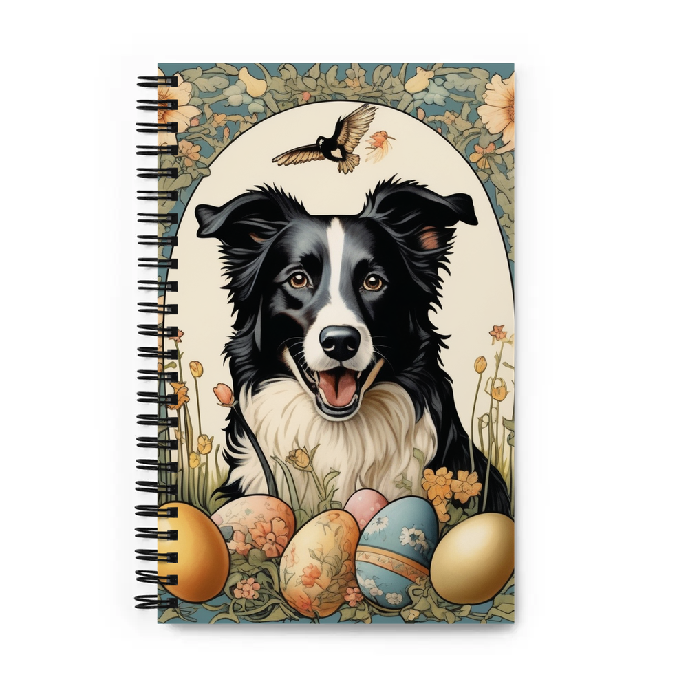 PugMug Custom Border Collie Spiral Notebook