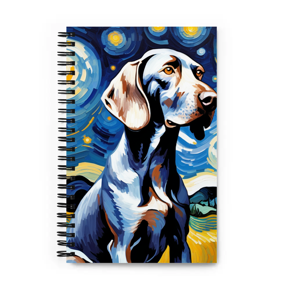 PugMug Custom Weimaraner Spiral Notebook