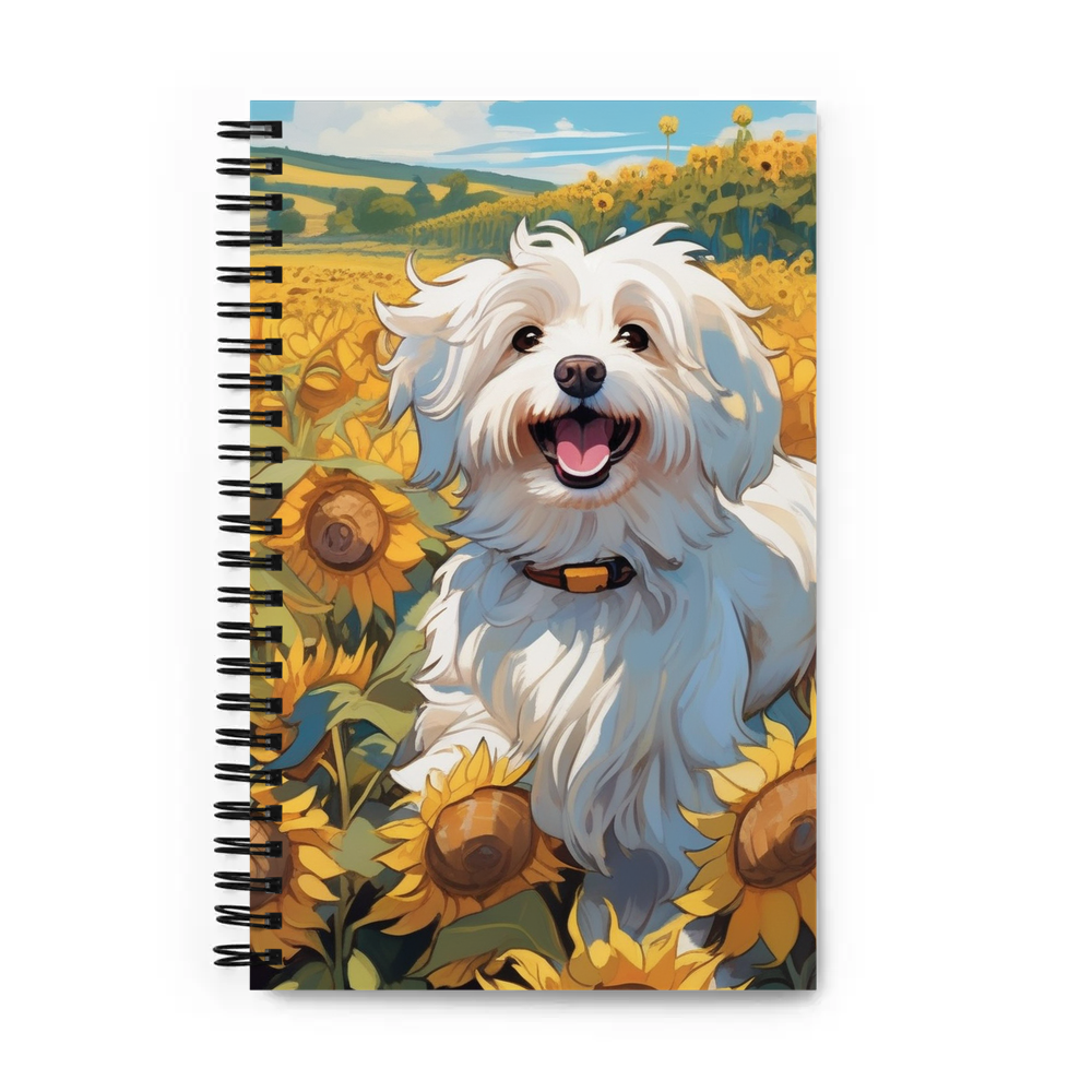 PugMug Custom White Havanese Dog Spiral Notebook