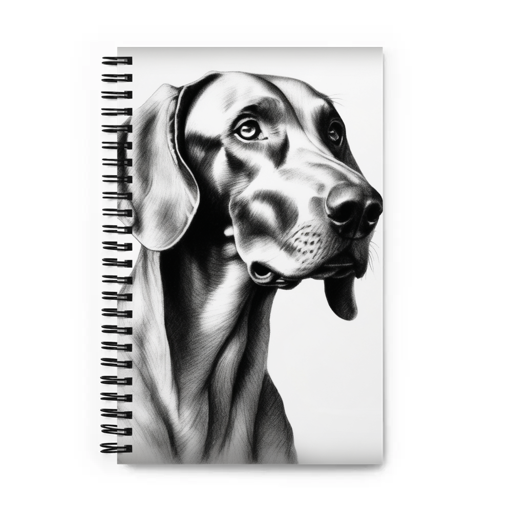 PugMug Custom Weimaraner Spiral Notebook