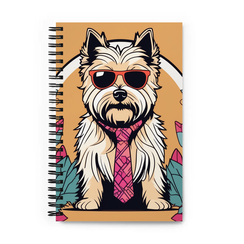 PugMug Custom Cairn Terrier Spiral Notebook