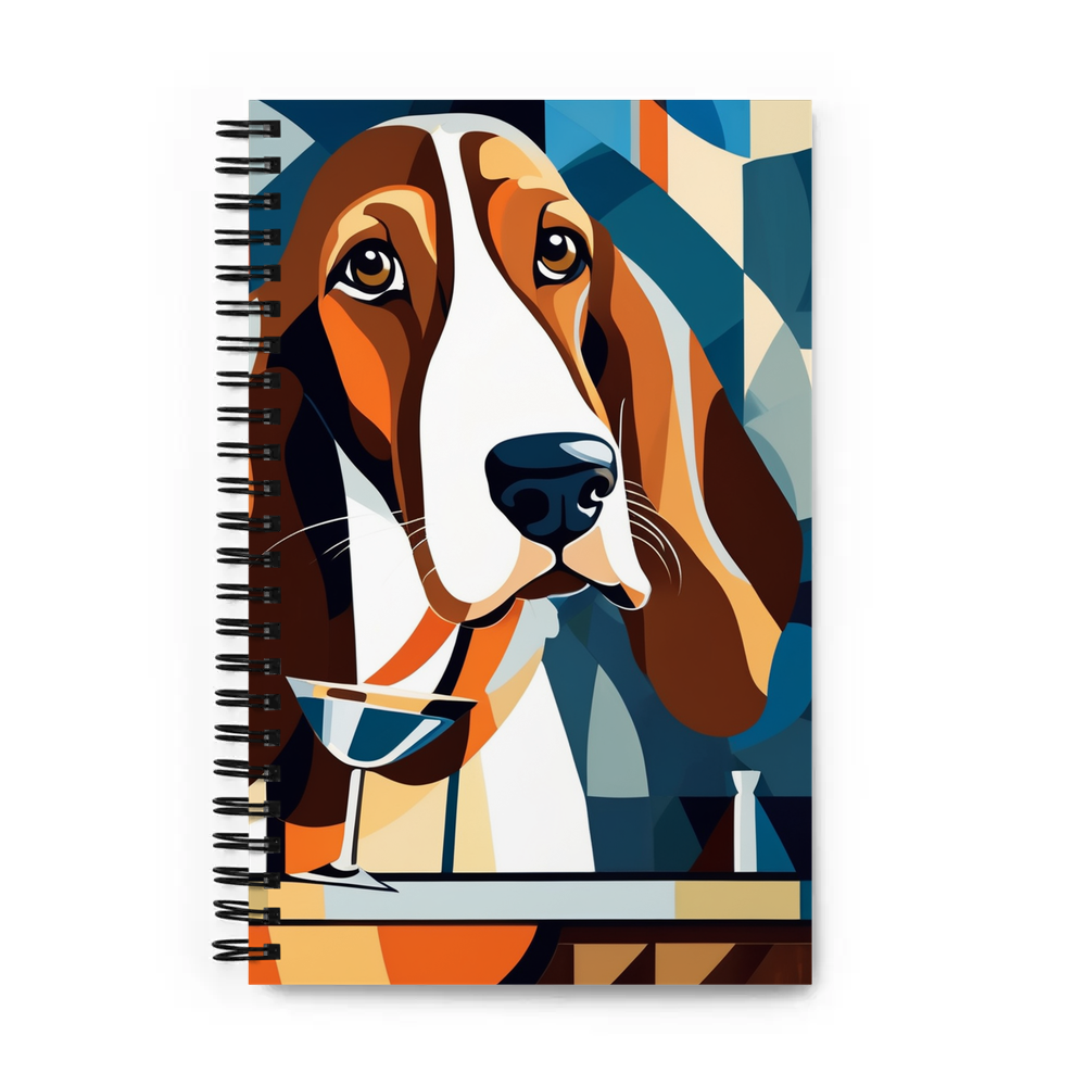 PugMug Custom Basset Hound Spiral Notebook
