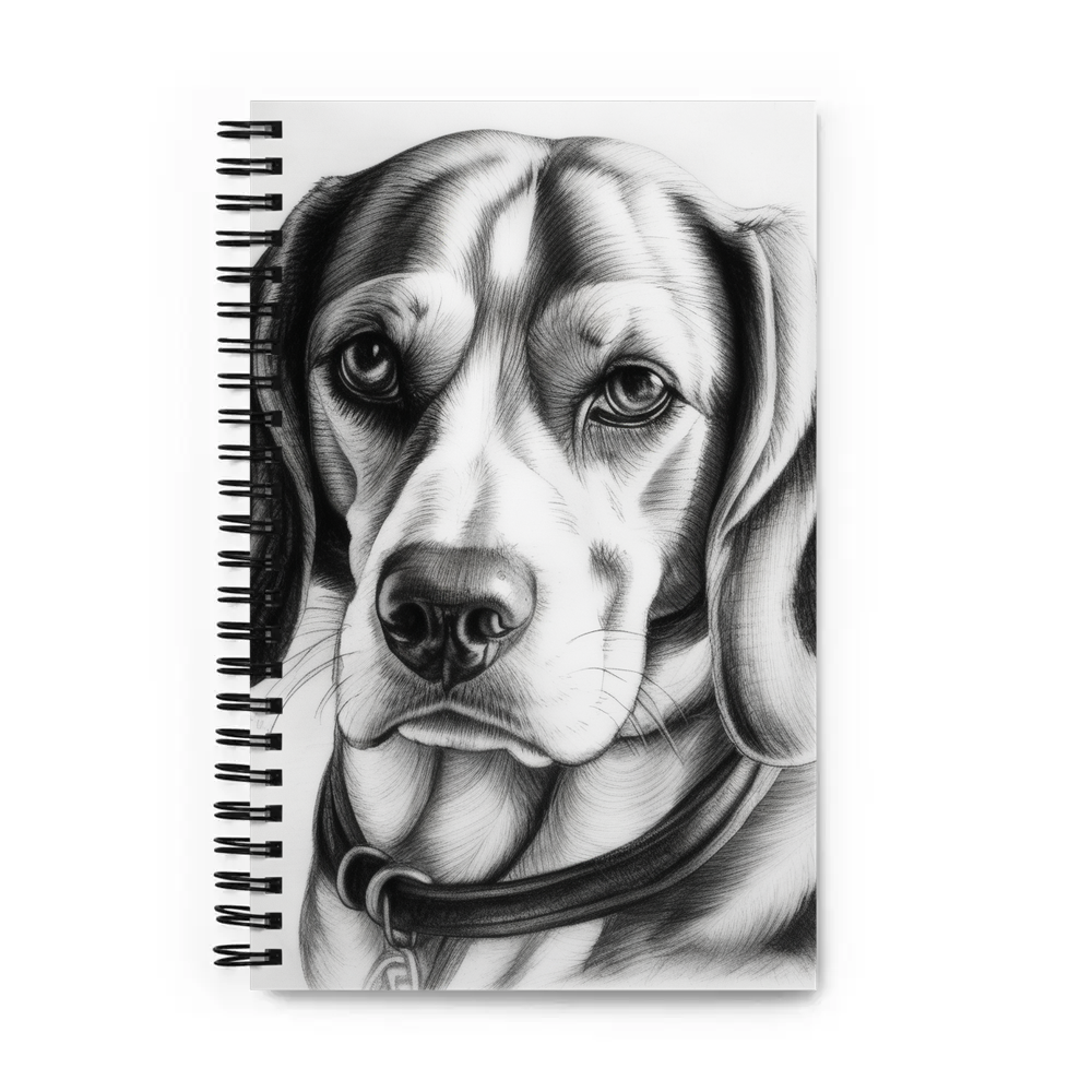 PugMug Custom Beagle Spiral Notebook