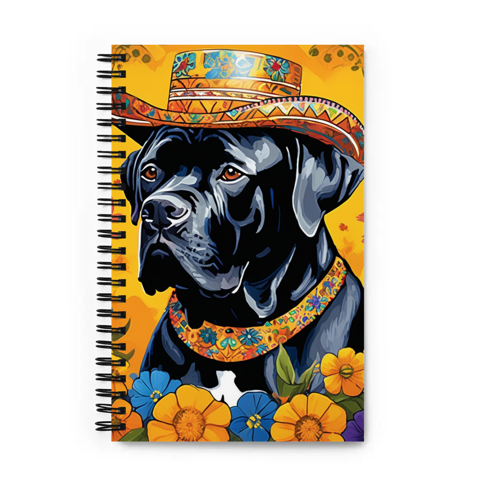 PugMug Custom Cane Corso Spiral Notebook