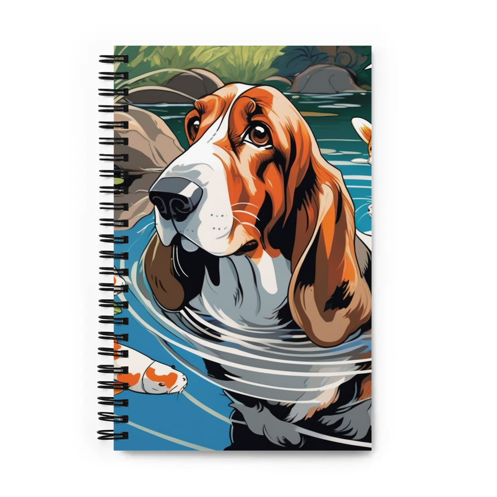 PugMug Custom Basset Hound Spiral Notebook
