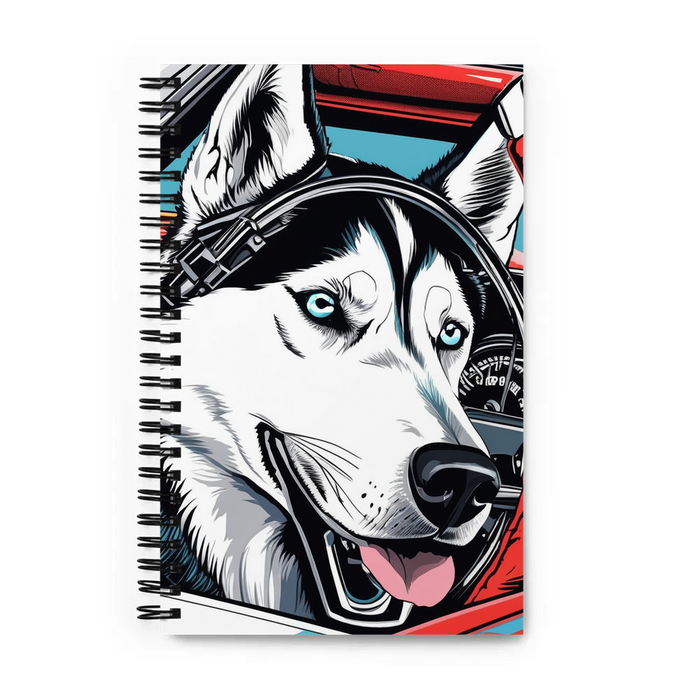 PugMug Custom Siberian Husky Spiral Notebook