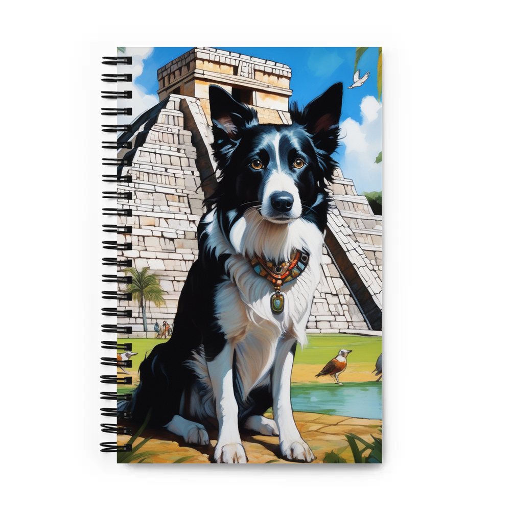 PugMug Custom Border Collie Spiral Notebook
