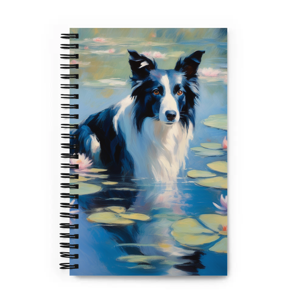 PugMug Custom Border Collie Spiral Notebook