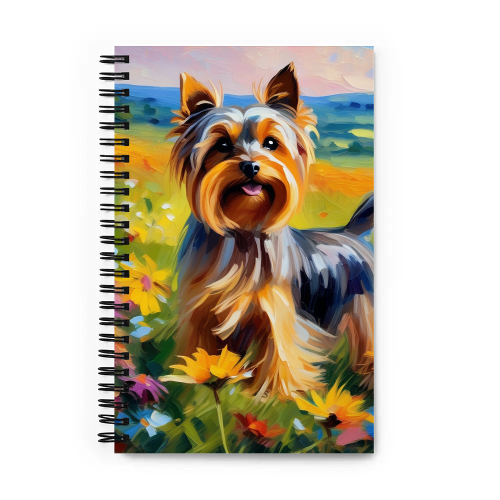 PugMug Custom Yorkshire Terrier Spiral Notebook