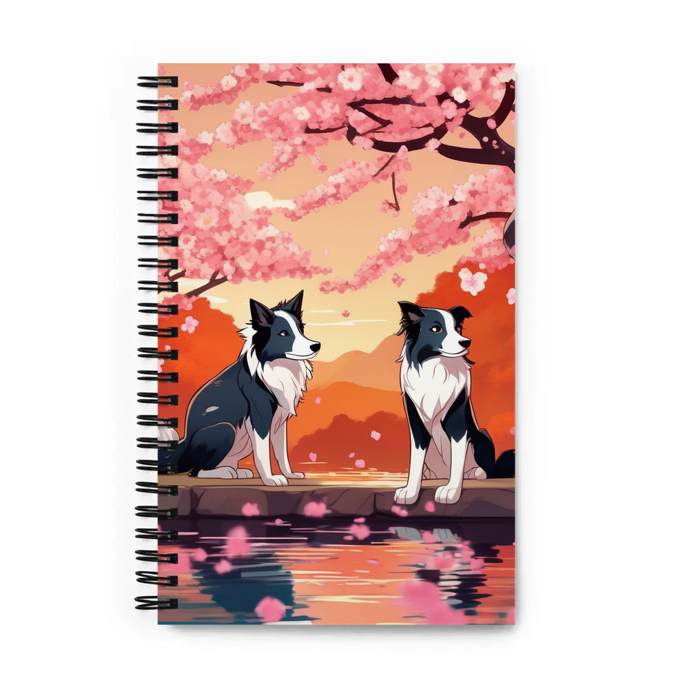 PugMug Custom Border Collie Spiral Notebook