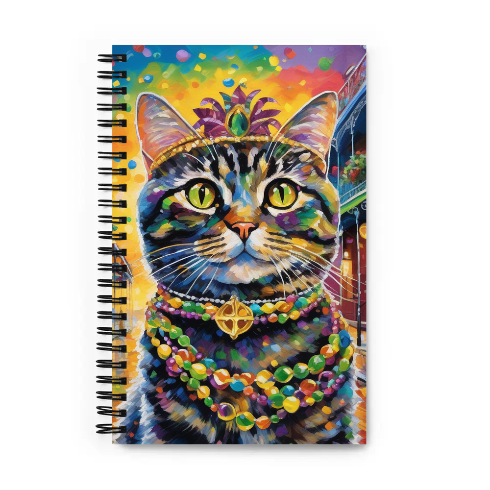 PugMug Custom Tabby Scottish Fold Cat Spiral Notebook