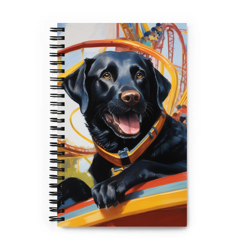 PugMug Custom Black Labrador Retriever Spiral Notebook