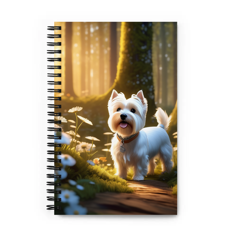 PugMug Custom West Highland White Terrier Spiral Notebook