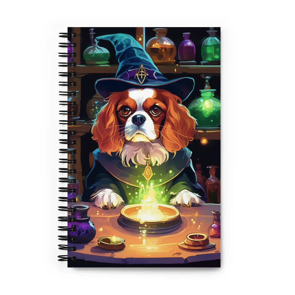 PugMug Custom Cavalier King Charles Spaniel Spiral Notebook
