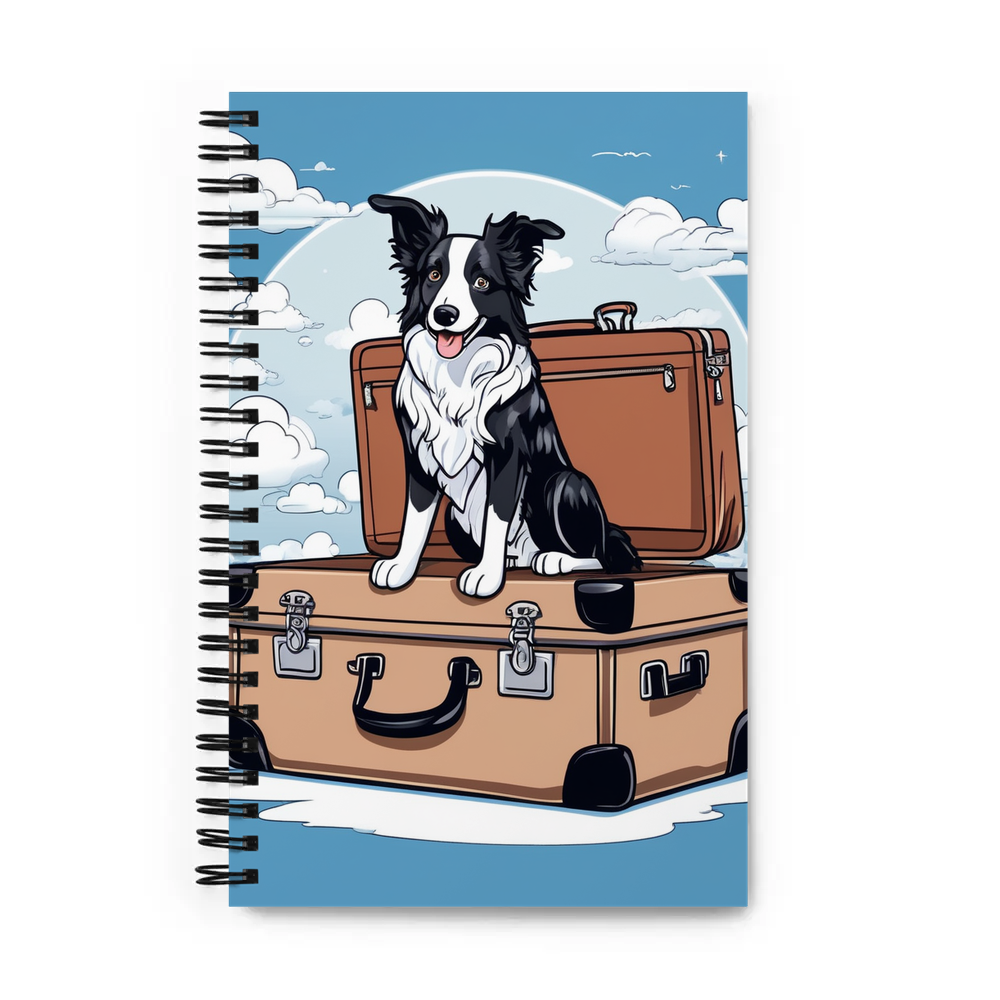 PugMug Custom Border Collie Spiral Notebook