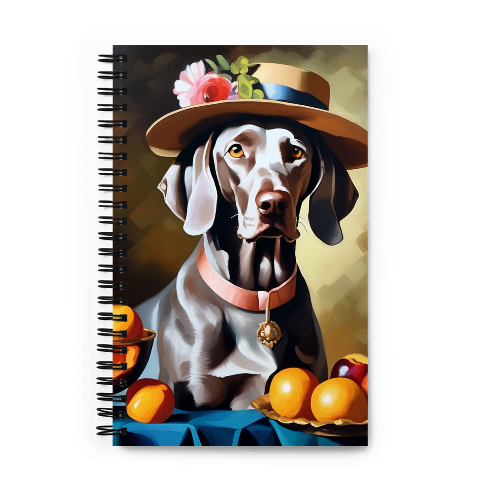 PugMug Custom Weimaraner Spiral Notebook
