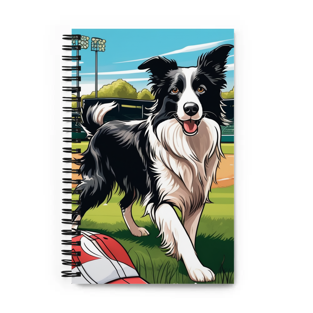PugMug Custom Border Collie Spiral Notebook