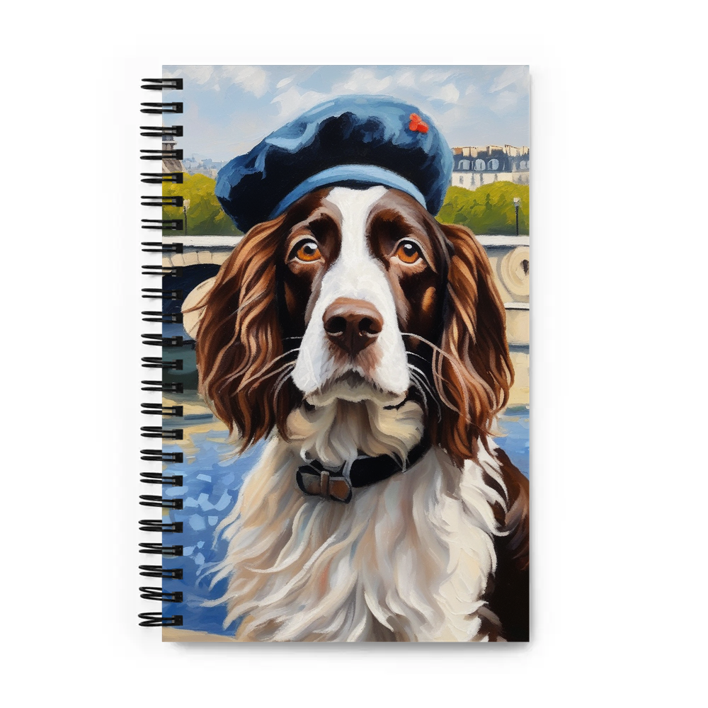PugMug Custom English Springer Spaniel Spiral Notebook