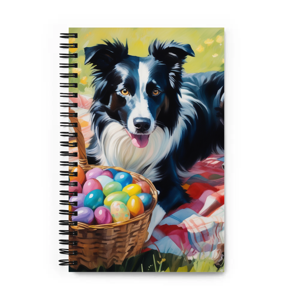 PugMug Custom Border Collie Spiral Notebook