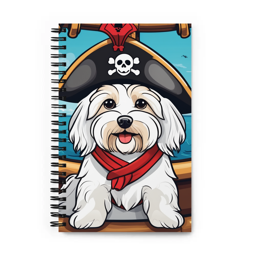 PugMug Custom White Havanese Dog Spiral Notebook