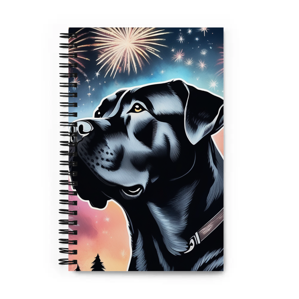 PugMug Custom Cane Corso Spiral Notebook