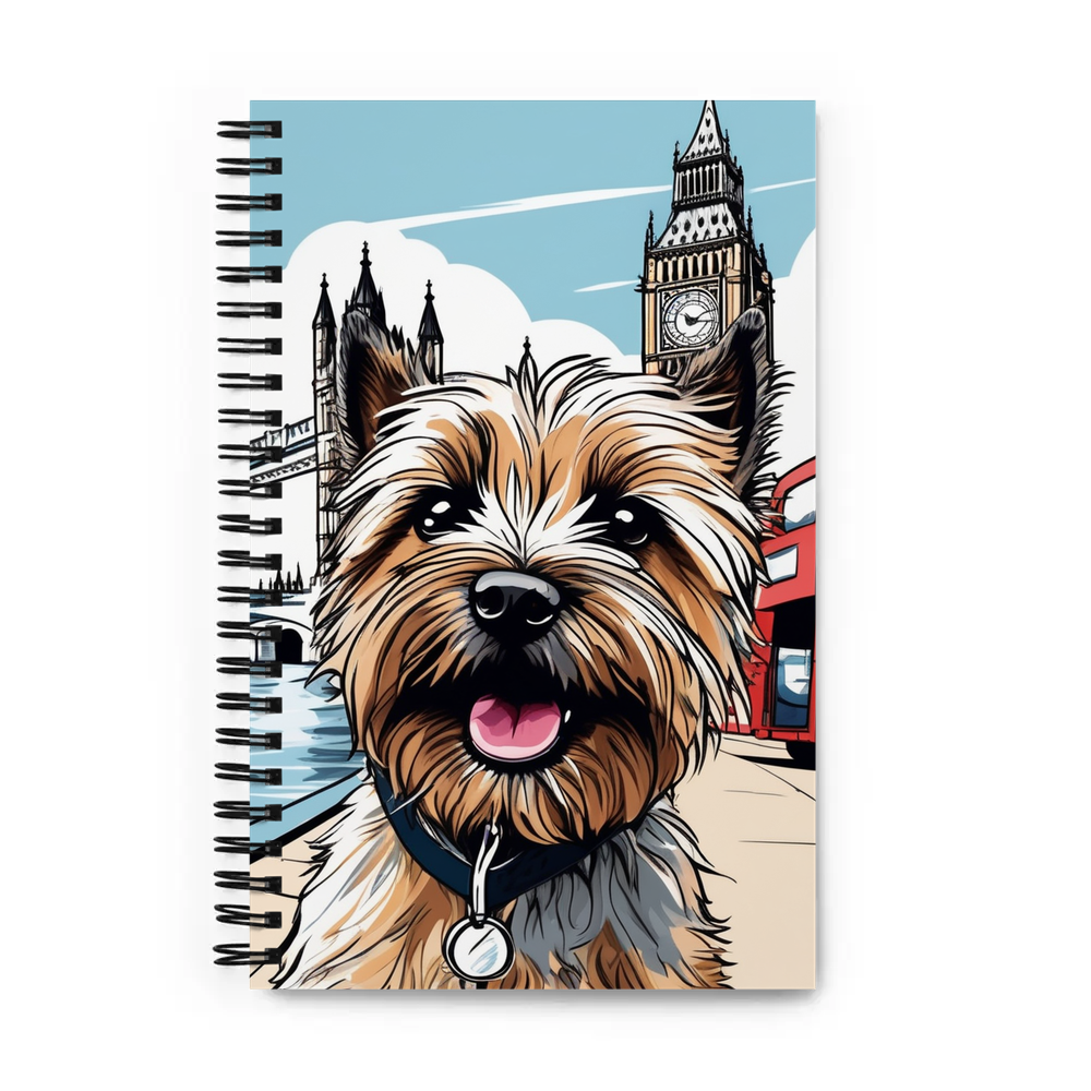 PugMug Custom Cairn Terrier Spiral Notebook