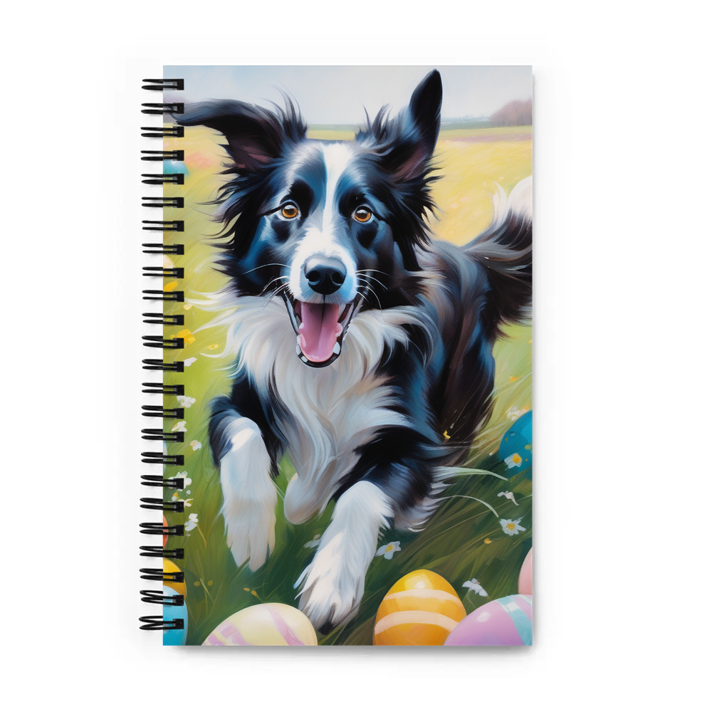 PugMug Custom Border Collie Spiral Notebook