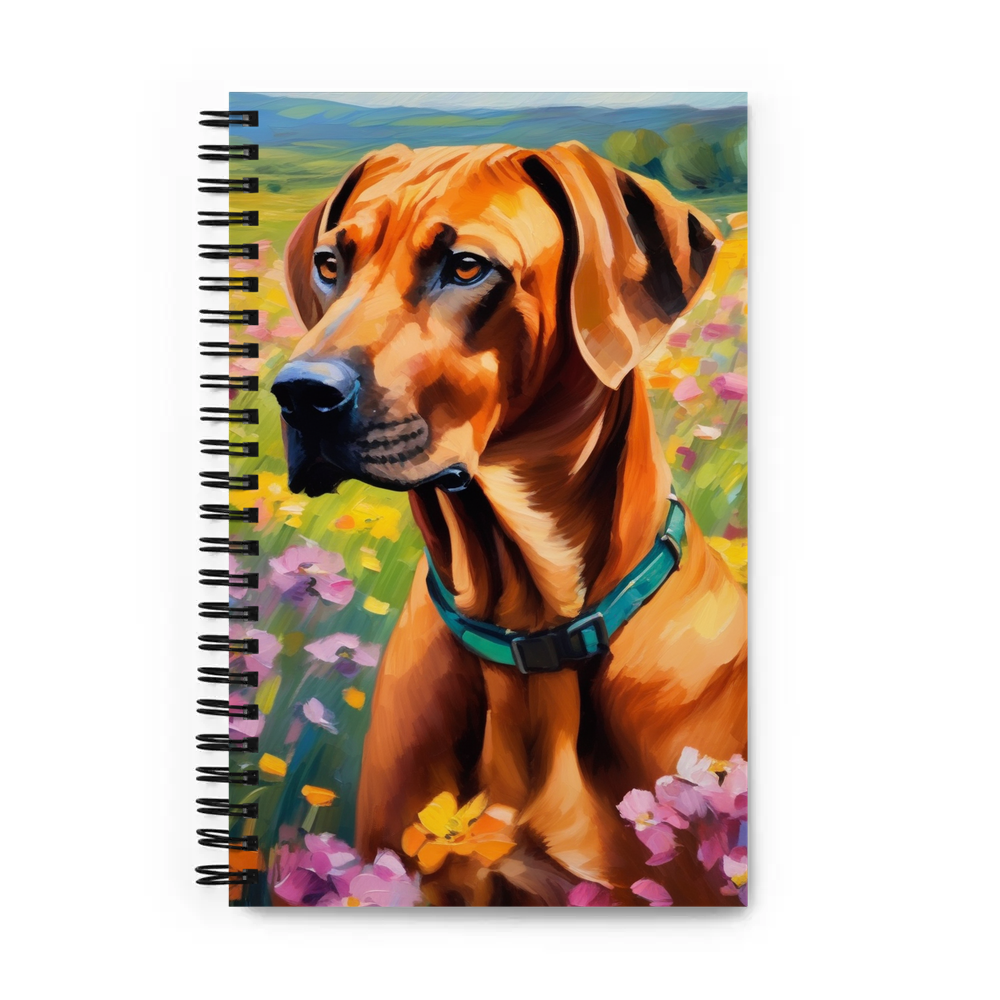PugMug Custom Rhodesian Ridgeback Spiral Notebook