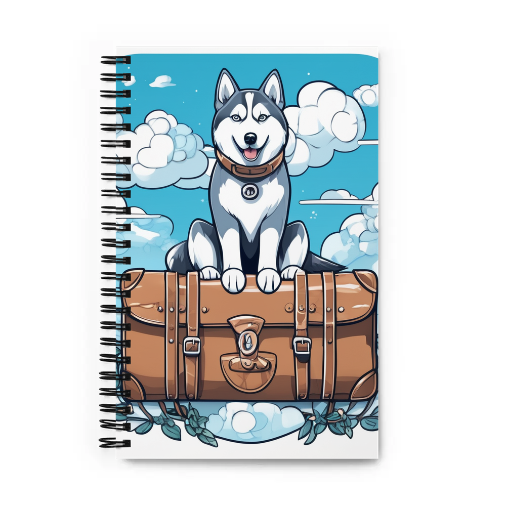 PugMug Custom Siberian Husky Spiral Notebook