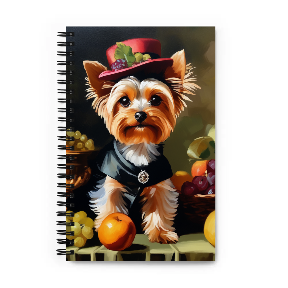 PugMug Custom Yorkshire Terrier Spiral Notebook