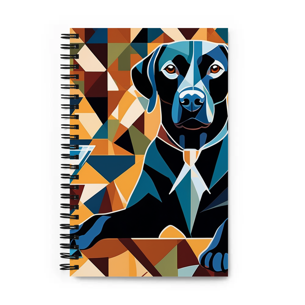 PugMug Custom Black Labrador Retriever Spiral Notebook