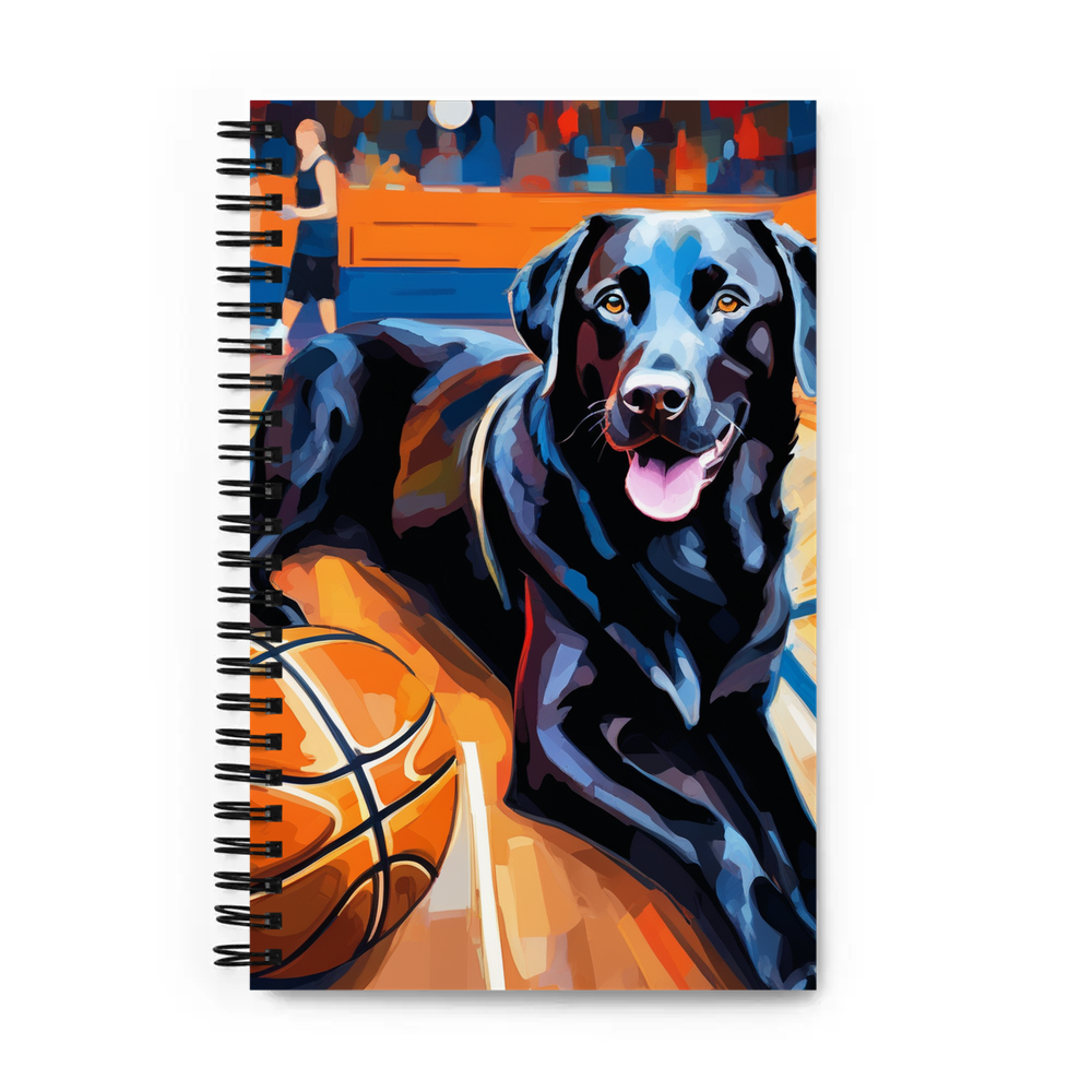 PugMug Custom Black Labrador Retriever Spiral Notebook