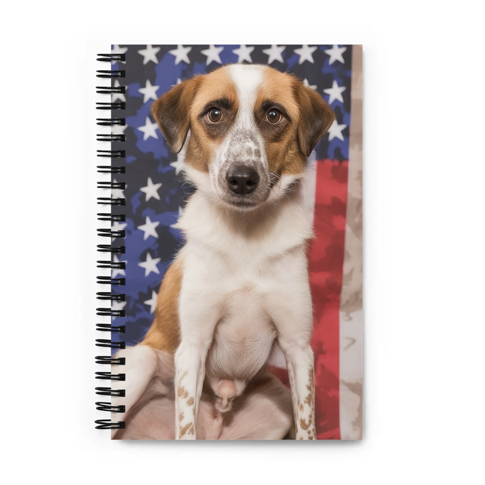 PugMug Custom Hazim Spiral Notebook
