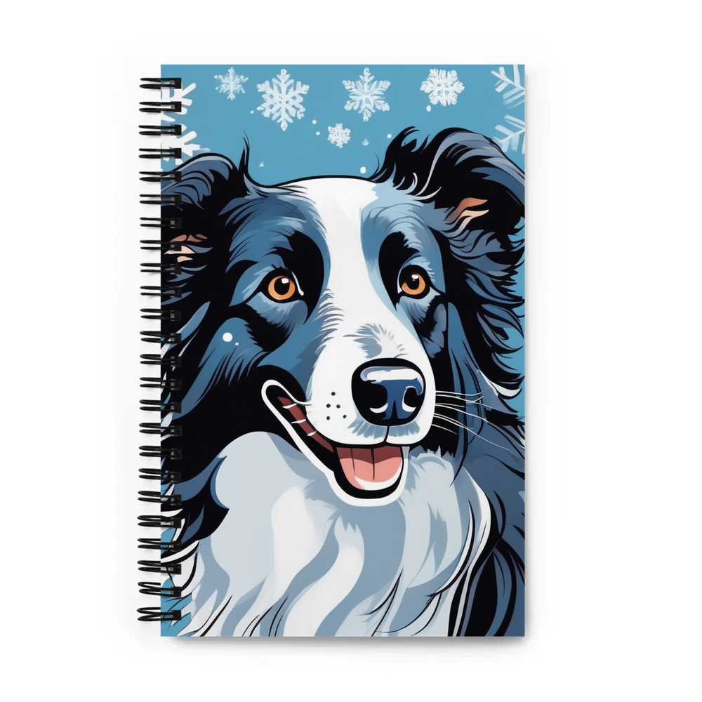 PugMug Custom Border Collie Spiral Notebook
