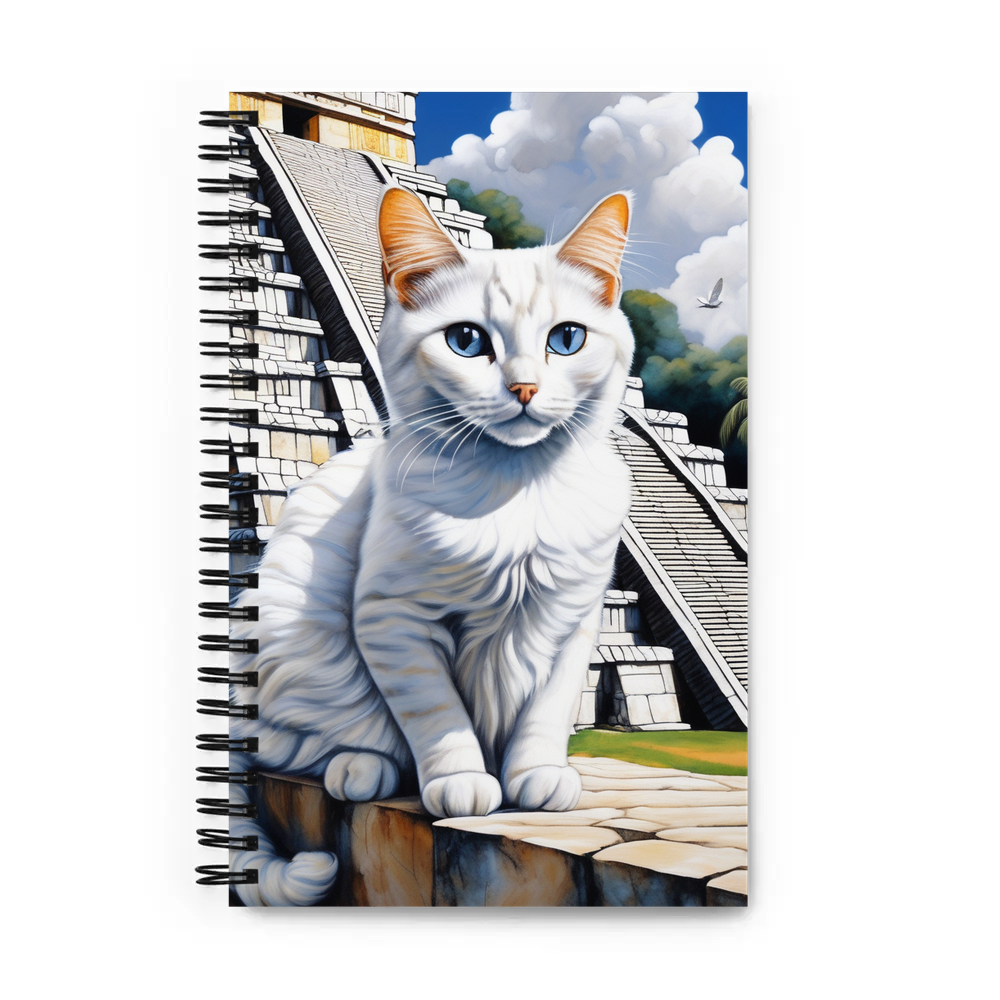 PugMug Custom White Ragdoll Cat Spiral Notebook