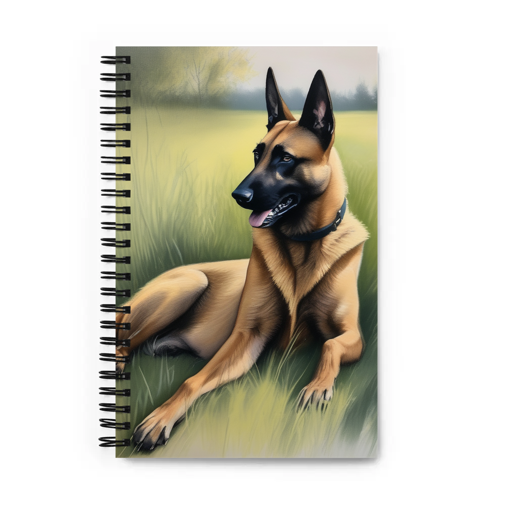 PugMug Custom Belgian Malinois Spiral Notebook