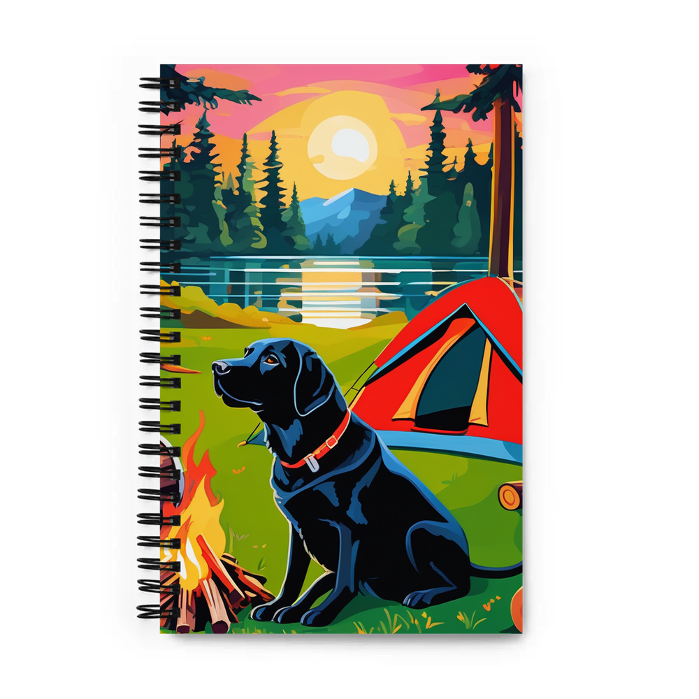 PugMug Custom Black Labrador Retriever Spiral Notebook