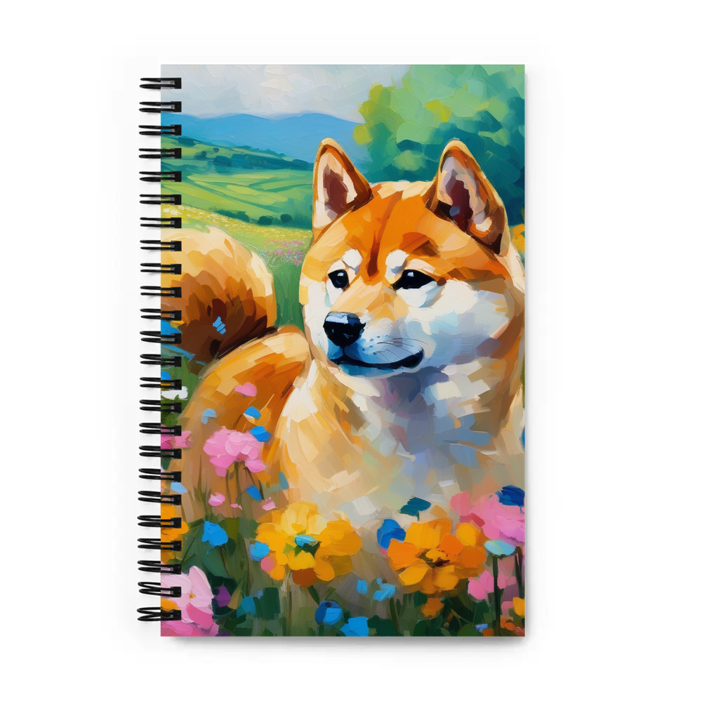 PugMug Custom Shiba Inu Spiral Notebook