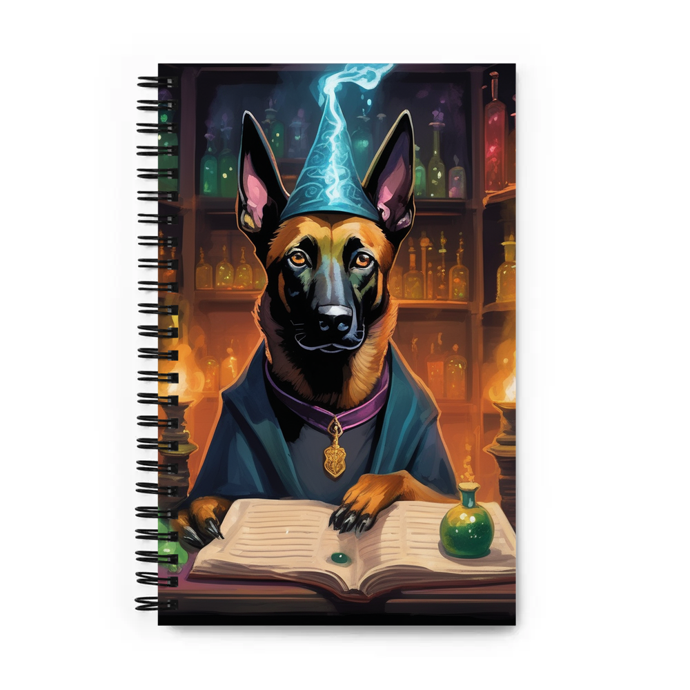 PugMug Custom Belgian Malinois Spiral Notebook