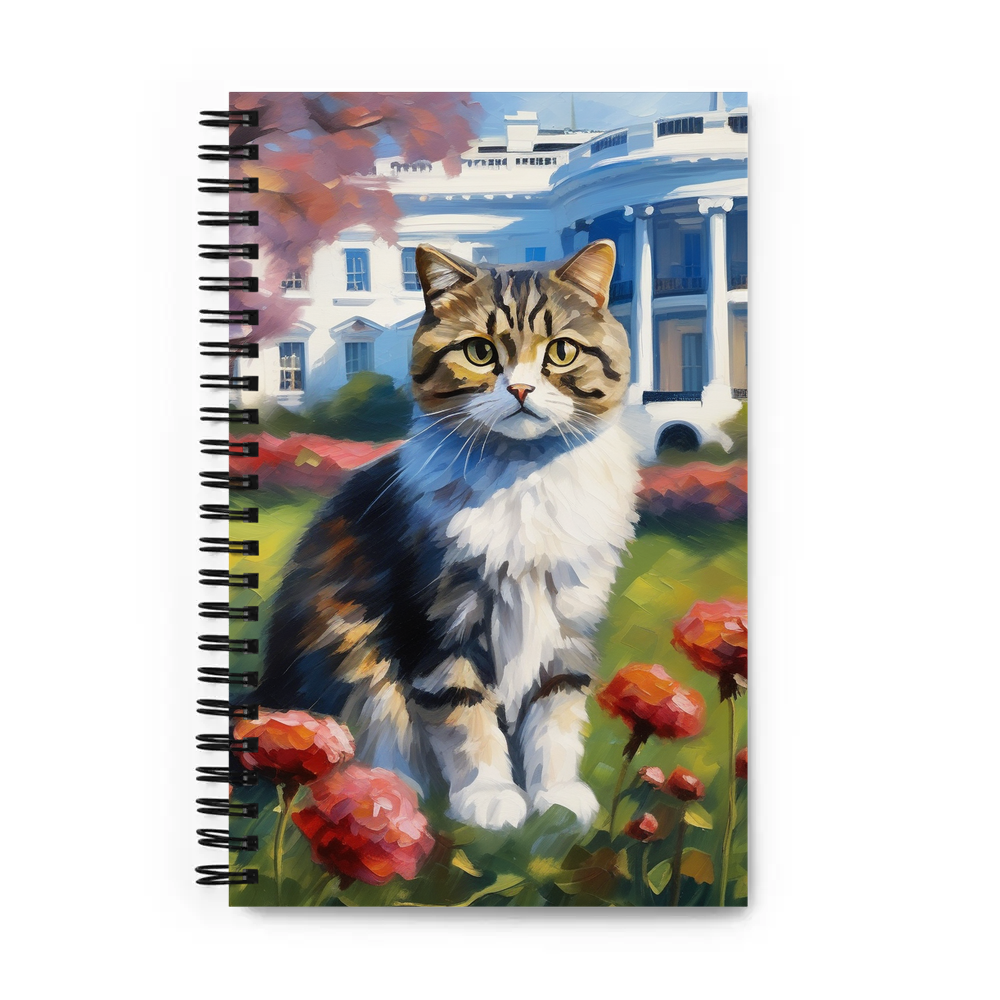 PugMug Custom Tabby Scottish Fold Cat Spiral Notebook