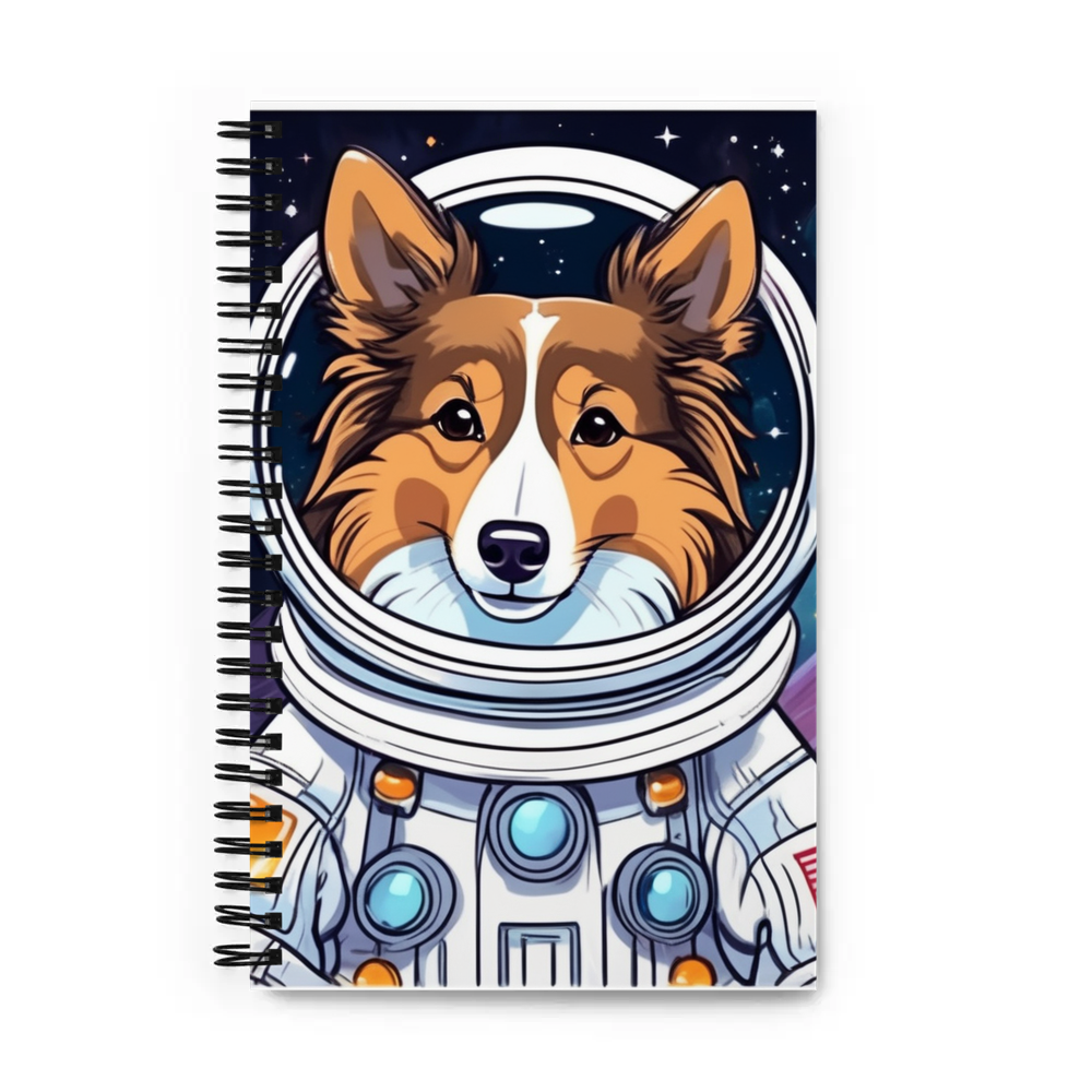 PugMug Custom Shetland Sheepdog Spiral Notebook