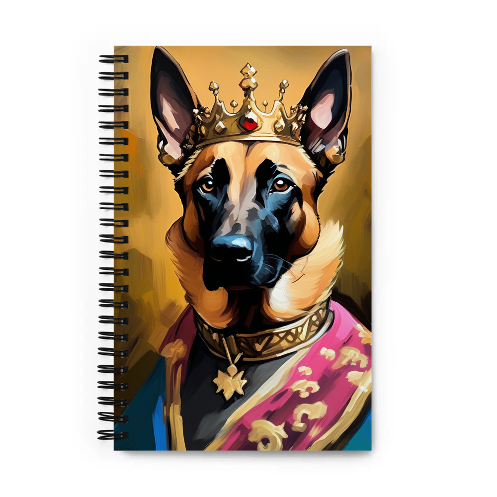 PugMug Custom Belgian Malinois Spiral Notebook