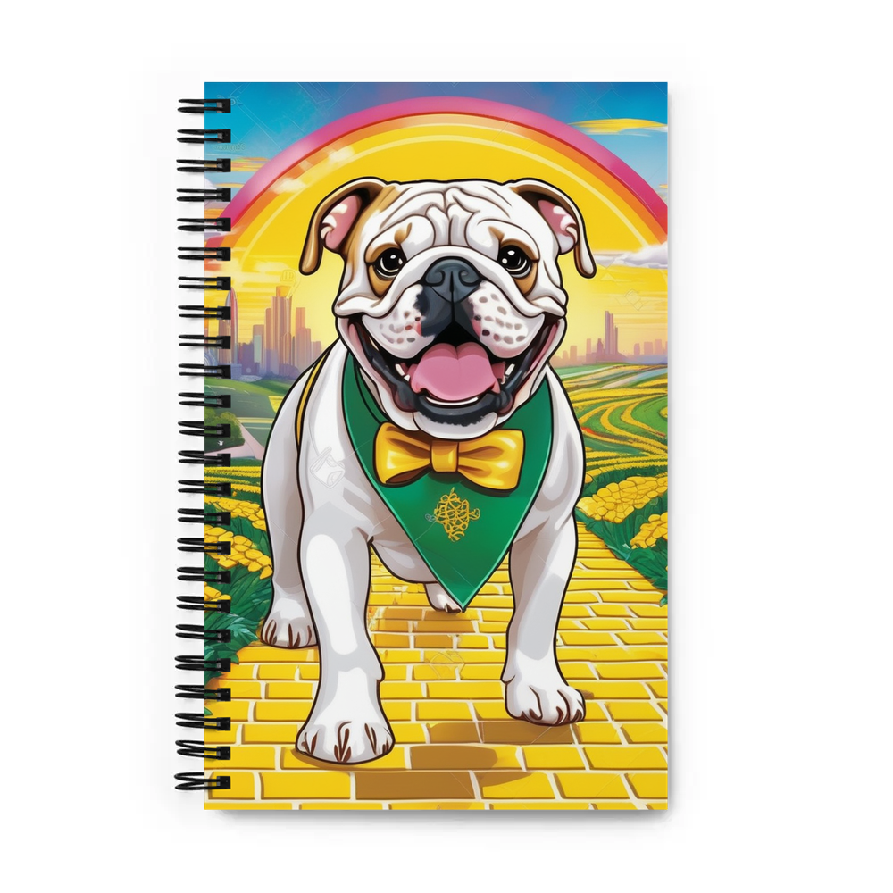 PugMug Custom Bulldog Spiral Notebook
