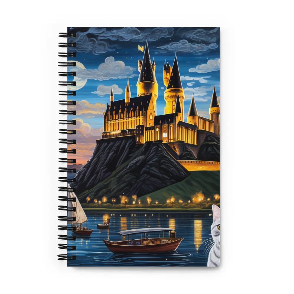 PugMug Custom Tabby Scottish Fold Cat Spiral Notebook