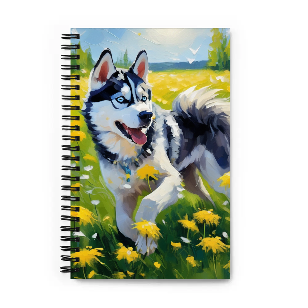 PugMug Custom Siberian Husky Spiral Notebook